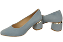 Damenschuhe Pumps Blau Natürliches Wildleder 143 Von ElitaBut