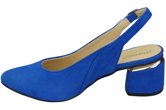 Damensandalen aus natürlichem Wildleder, azurblaue Eleganz und Komfort 196 von ElitaBut