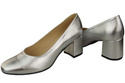 Damenschuhe Pumps Naturleder 171 Silber ElitaBut