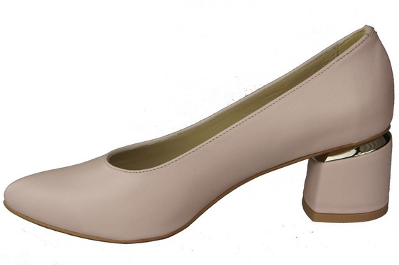 Damenschuhe Pumps Rosa Puder Naturleder 143 ElitaBut