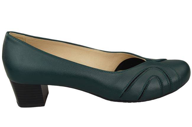 Damenschuhe Pumps Naturleder Malachit 786 ElitaBut