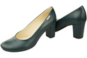 Klassische Damen Malachit Leder Mandel Nase Pumps 201 ElitaBut