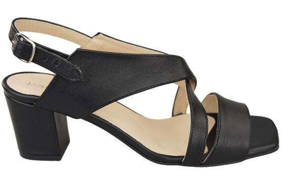 Damenschuhe Sandalen Schwarz Naturleder 149 ElitaBut