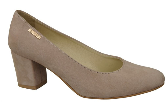 Damenschuhe Pumps Rosa Puder Naturleder Wildleder 125 ElitaBut