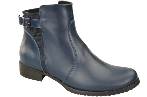 Winterstiefel für Damen, Naturleder, Marineblau 156 von ElitaBut