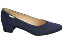 Bequeme Damen-Schuhe Marineblau aus echtem Veloursleder 220 Z ElitaBut