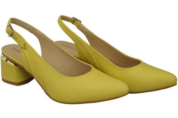 Damenschuhe Zitronensandalen, Naturleder 196 ElitaBut