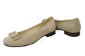 Damenschuhe Ballerinas Beige, Naturleder, Wildleder 126 ElitaBut