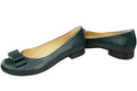 Damen Ballerinas Naturleder Malachit 702 ElitaBut