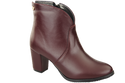 Damen-Winterstiefel, Naturleder, Burgund 152, von ElitaBut