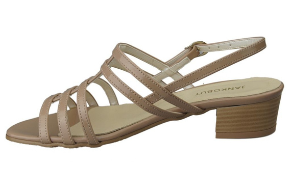 Damenschuhe Sandalen Flacher Absatz Cappuccino 622 ElitaBut