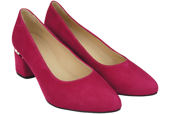 Damenschuhe Pumps Lila Natürliches Wildleder 143 Von ElitaBut