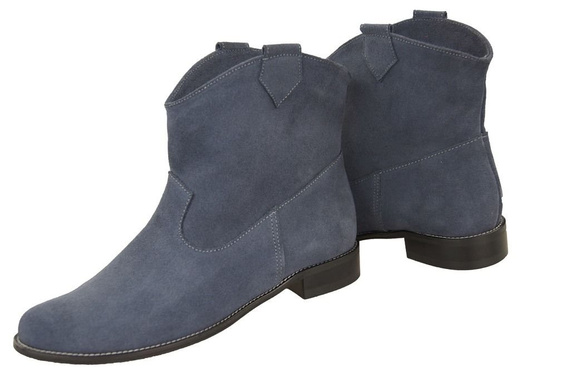 Damenschuhe Frühling / Herbst, natürliches Veloursleder, Graphit 132 L ElitaBut