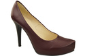 Damen Footwear Burgund Stiletto Pumps Naturleder 205 ElitaBut