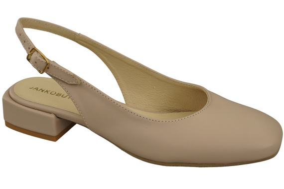 Damen Schuhe Sandalen Cappuccino Blass  Flacher Absatz Naturleder 206 ElitaBut