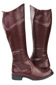 Schuhe Damenstiefel Stiefel, Naturleder 597 Bordo ElitaBut