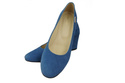 Damenschuhe Blaue Pumps Natürliches Wildleder 125 ElitaBut