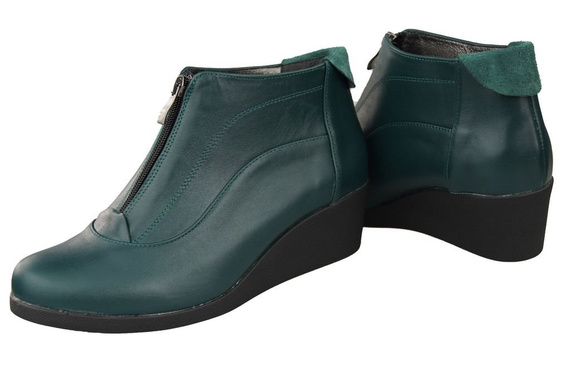 Damen-Winterstiefel, Naturleder, Malachite 133, von ElitaBut