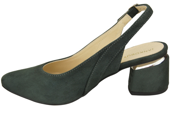 Damensandalen aus natürlichem Wildleder Graphit Eleganz und Komfort 196 von ElitaBut