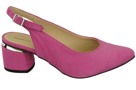 Damensandalen aus natürlichem Wildleder Fuchsia Eleganz und Komfort 196 von ElitaBut