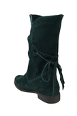 Damen-Winterstiefel, natürliches Veloursleder, Malachit 999 Z ElitaBut