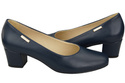 Damenschuhe Pumps Naturleder 172 Marineblau ElitaBut