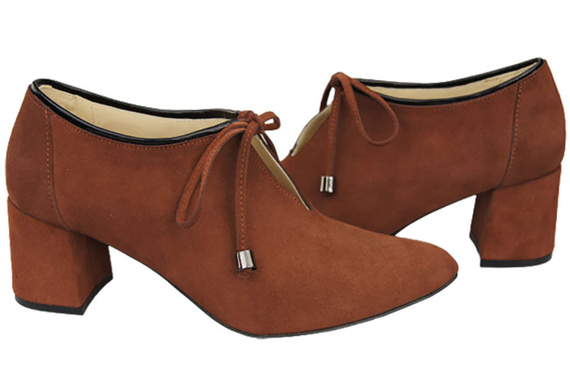 Damenschuhe Kastanienschuhe Natursamtleder 183 ElitaBut