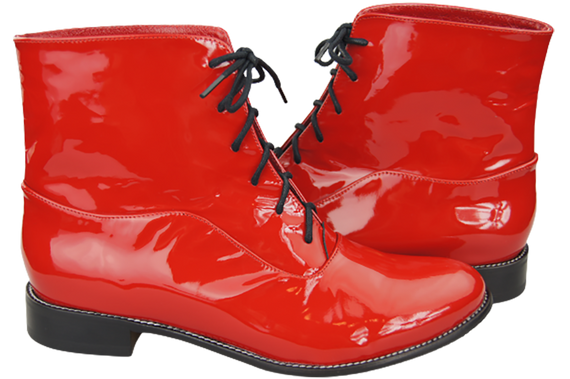 Damenstiefel Frühling/Herbst Naturleder Rot Lack 155 L ElitaBut