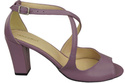 Damenschuhe Sandalen Lila Naturleder 186 ElitaBut