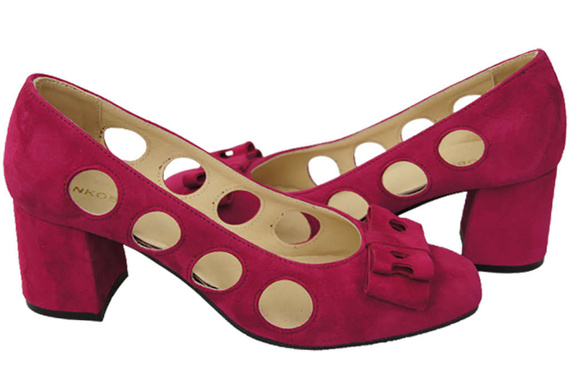 Damenschuhe Pumps Lila Natürliches Wildleder 182 ElitaBut