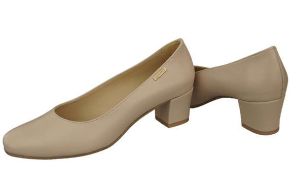 Damenschuhe Pumps Naturleder 172 Cappuccino ElitaBut