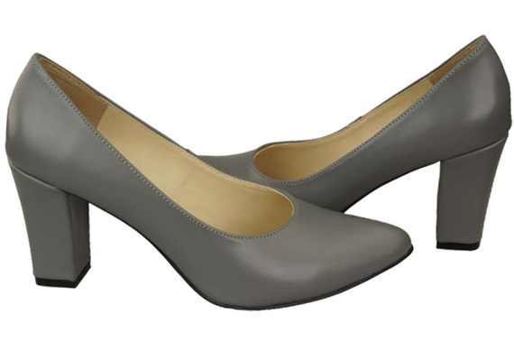 Damenschuhe Pumps Grau Naturleder 170 ElitaBut