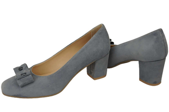Damenschuhe Pumps Grau Natürliches Wildleder 163 ElitaBut
