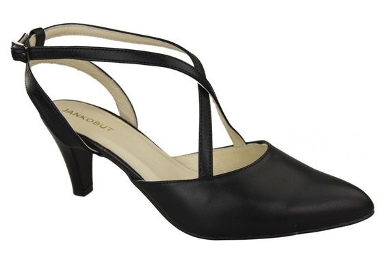 Damenschuhe Sandalen Schwarz Naturleder 129 ElitaBut