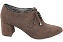 Damenschuhe Schokoladenschuhe Natursamtleder 183 ElitaBut