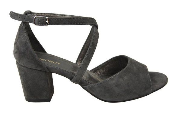 Damenschuhe Graphitsandalen, Naturleder, Wildleder 111 ElitaBut