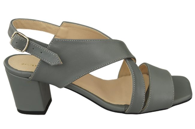 Damenschuhe Sandalen Grau Naturleder 149 ElitaBut