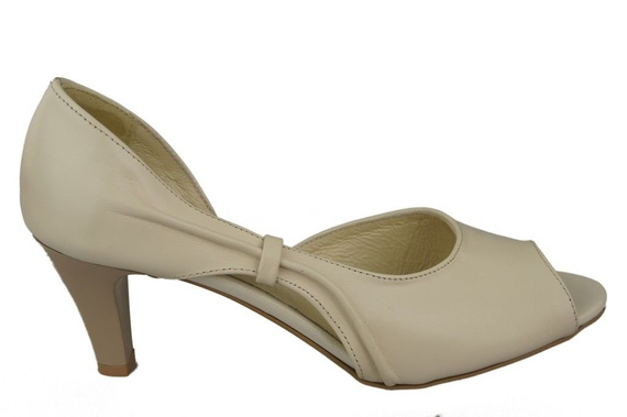 Damenschuhe Sandalen Beige Naturleder 566 ElitaBut