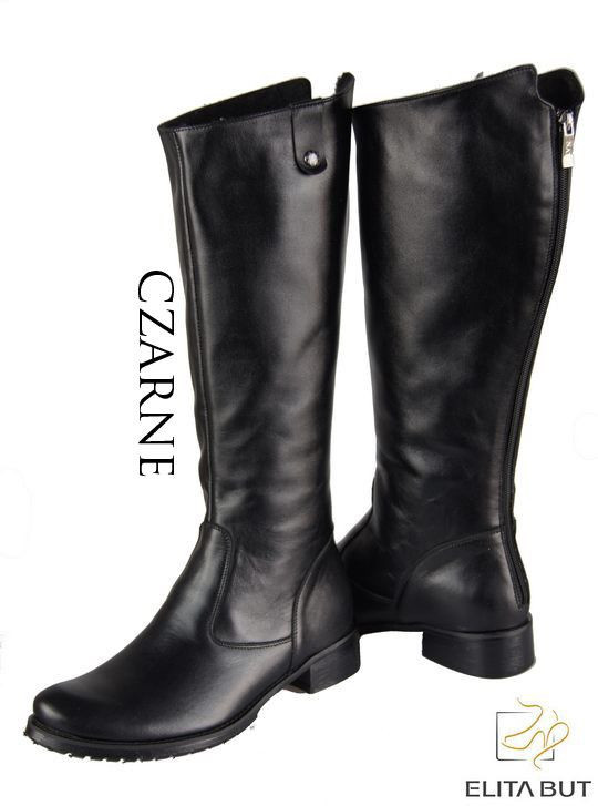 Damenstiefel, Stiefel, Naturleder, Schwarz 749 ElitaBut
