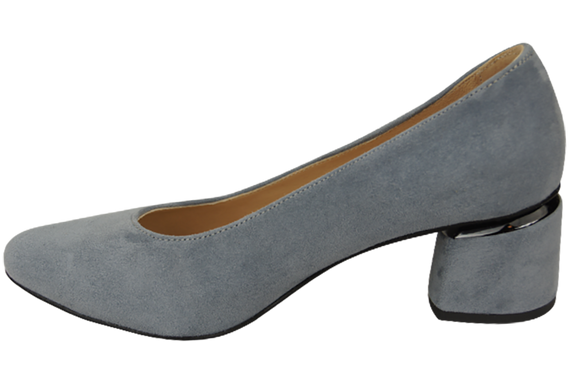 Damenschuhe Pumps Grau Natürliches Wildleder 143 Von ElitaBut