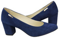 Damenschuhe Pumps Marineblau Naturleder Wildleder 106 ElitaBut