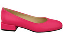 Bequeme Frauen Schuhe Neon Rosa Flats Natural Leder 204 ElitaBut
