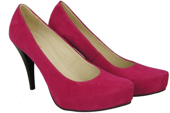 Damenschuhe Pumps Lila Natürliches Wildleder 644 ElitaBut