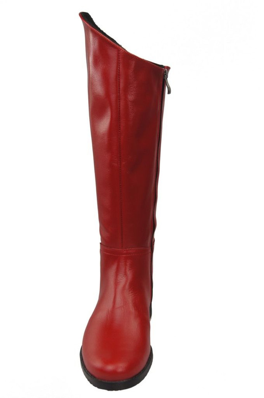Schuhe Damenstiefel, Stiefel, Naturleder 124 Red ElitaBut