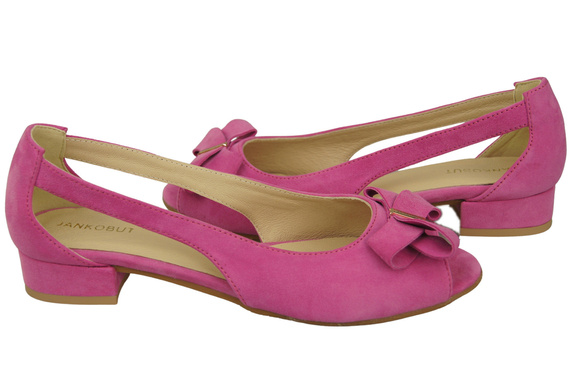 Schuhe Damensandalen Fuchsia Naturleder Wildleder 994 Kombination aus Stil und Komfort ElitaBut