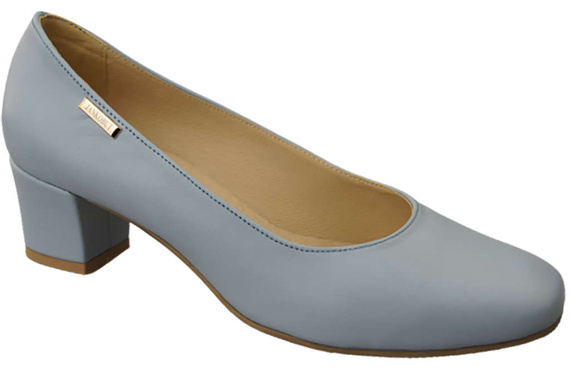 Damenschuhe Pumps Naturleder 172 Blau ElitaBut