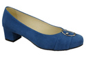 Damenschuhe Pumps Blau, Natürliches Wildleder 135 ElitaBut