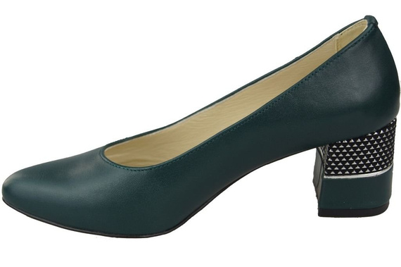 Damenschuhe Pumps Malachit Naturleder 142 ElitaBut