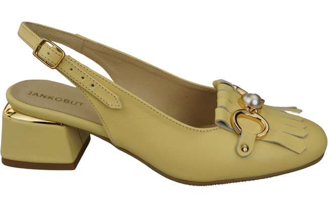 Damenschuhe Banane Sandalen mit Fransen verziert Naturleder 208 ElitaBut