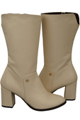 Damen-Halbstiefel, Naturleder, Beige 189 ElitaBut